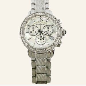 Judith Ripka Silver Chronograph Women's Watch